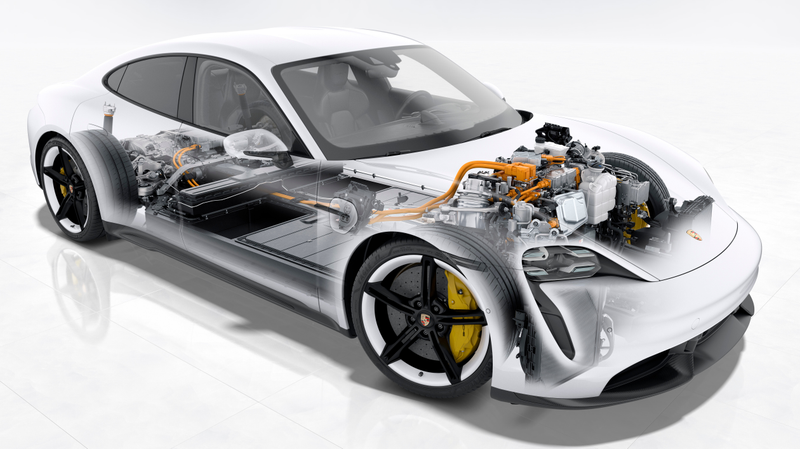 Illustration for the article titled An extremely detailed look at Porsche Taycan & # 39; s Engineering Designed To Take On Tesla